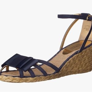 Lauren Ralph Lauren Claudie WEDGE Espadrille SANDALS  Size 10